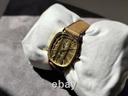 NOS Camy Genève Royal 1970s Swiss Made 18K Gold-Plated Vintage