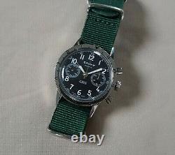 NOS Cauny Prima vintage mechanical chronograph valjoux 7733 type 20 swiss watch