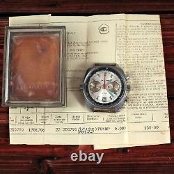 NOS! Chronograph POLJOT 1st MChZ Watch Soviet Well Working Vintage USSR Cal 3133