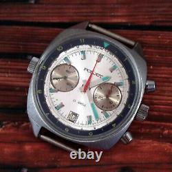 NOS! Chronograph POLJOT 1st MChZ Watch Soviet Well Working Vintage USSR Cal 3133