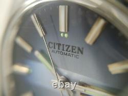 NOS Citizen vintage automatic watch new old stock, Rare 80's stock Blue DialDHL