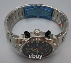 NOS Croton Chronograph Watch 20ATM Japan Quartz SS Sapphire Crystal