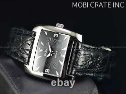 NOS Croton Hampton Spirit Swiss ETA 2824 Automatic Sapphire Alligator Watch