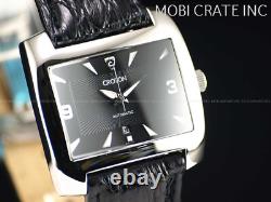 NOS Croton Hampton Spirit Swiss ETA 2824 Automatic Sapphire Alligator Watch