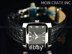 NOS Croton Hampton Spirit Swiss ETA 2824 Automatic Sapphire Alligator Watch