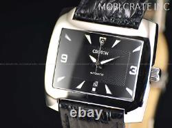 NOS Croton Hampton Spirit Swiss ETA 2824 Automatic Sapphire Alligator Watch