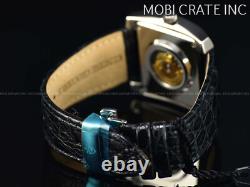 NOS Croton Hampton Spirit Swiss ETA 2824 Automatic Sapphire Alligator Watch
