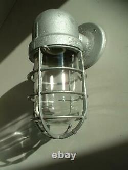 NOS Crouse-Hinds 100 watt Explosion Wall Sconce Porch Vtg Industrial Light +