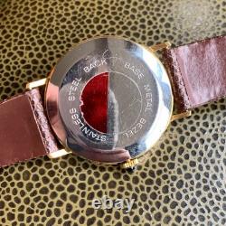 NOS Dufonte Coin Wristwatch Manual Wind Mechanical Gold Tone NOS Dufonte Coin Wristwatch Manual Wind Mechanical Gold Tone