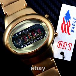 NOS! EAGLE USA EA104 LED Vintage TV Style GP Watch