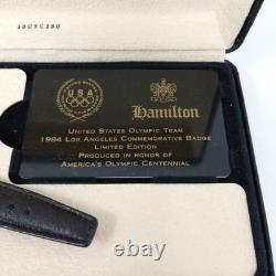 NOS Hamilton 1984 Los Angeles Olympics Commemorative Watch 10 / 250
