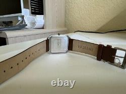 NOS Invicta Men's 5132 Slim Collection Square Brown Leather Watch