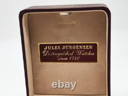 NOS Ladies Jules Jurgensen Crystal Gold Mesh Watch New Battery
