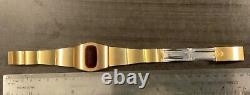 NOS Leisure Craft Products 9700 LED Digital Gold Tone Retro Watch Matching Band