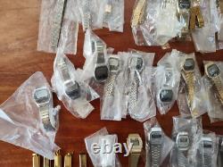 NOS Lot 37 pc COMPUCHRON DIGITAL QUARTZ WATCHES Hong Kong NEW 1970s $3.52 Each