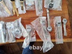 NOS Lot 37 pc COMPUCHRON DIGITAL QUARTZ WATCHES Hong Kong NEW 1970s $3.52 Each