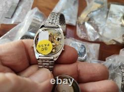 NOS Lot 37 pc COMPUCHRON DIGITAL QUARTZ WATCHES Hong Kong NEW 1970s $3.52 Each