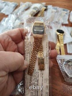 NOS Lot 37 pc COMPUCHRON DIGITAL QUARTZ WATCHES Hong Kong NEW 1970s $3.52 Each