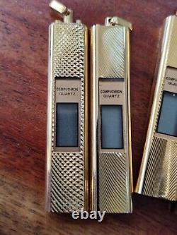 NOS Lot 37 pc COMPUCHRON DIGITAL QUARTZ WATCHES Hong Kong NEW 1970s $3.52 Each