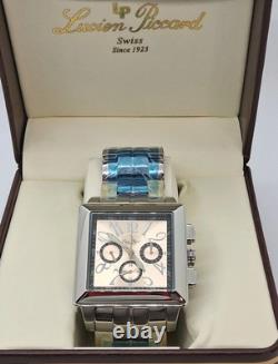 NOS Lucien Piccard Men's Automatic Stainless Watch 26572SAL 3ATM