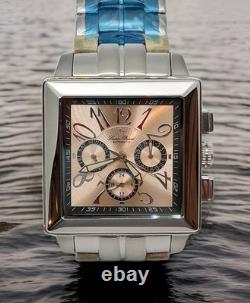 NOS Lucien Piccard Men's Automatic Stainless Watch 26572SAL 3ATM