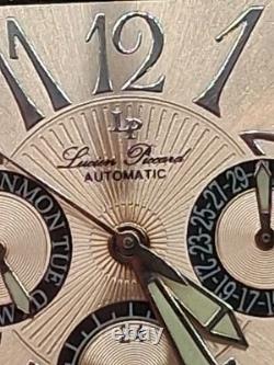 NOS Lucien Piccard Men's Automatic Stainless Watch 26572SAL 3ATM