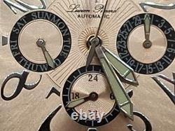 NOS Lucien Piccard Men's Automatic Stainless Watch 26572SAL 3ATM
