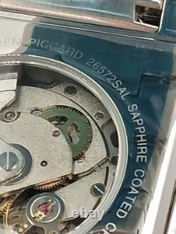 NOS Lucien Piccard Men's Automatic Stainless Watch 26572SAL 3ATM