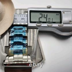 NOS Lucien Piccard Men's Automatic Stainless Watch 26572SAL 3ATM