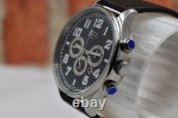 NOS MOSCOW CLASSIC BAYKAL russian mechanical Poljot Chronograph 31681 XXL watch