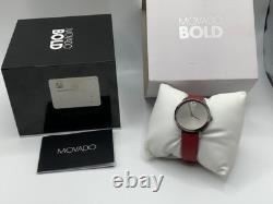 NOS MOVADO BOLD LADIES SWISS QUARTZ 35MM WATCH Retail $450 MV3600663