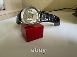 NOS Men's Lucien Piccard Swiss 2B-343 Day/Night Day and Date watch 39mm