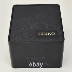 NOS Men's Neo Vintage Watch SEIKO 7430-5510 Gold Tone Tank 1980s Box New Bat