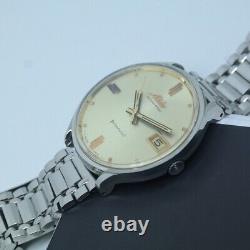 NOS Mido Ocean Star Powerwind Champagne Dial Men's Watch Swiss Made Vintage