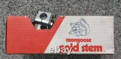 NOS Mongoose Gold Stem New in box Supergoose Team Motomag Old School BMX 80's