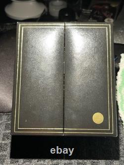 NOS Movado Olympian Watch Men 35mm White Dial Two Tone Date ORIGINAL BOX