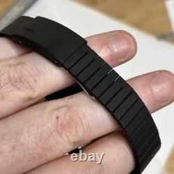 NOS Neo Vintage Pulsar by Seiko Y112-7049 Black Tone SQ Quartz Rare 7 New Bat