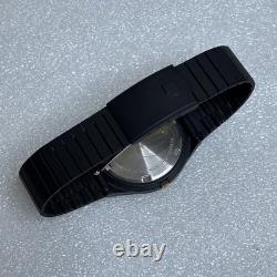 NOS Neo Vintage Pulsar by Seiko Y112-7049 Black Tone SQ Quartz Rare 7 New Bat