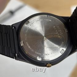 NOS Neo Vintage Pulsar by Seiko Y112-7049 Black Tone SQ Quartz Rare 7 New Bat