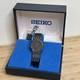 NOS Neo Vintage Seiko 5P30-6A30 Two Gold Tone Quartz Grey Mens Watch New Bat