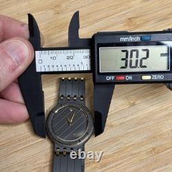 NOS Neo Vintage Seiko 5P30-6A30 Two Gold Tone Quartz Grey Mens Watch New Bat