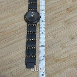 NOS Neo Vintage Seiko 5P30-6A30 Two Gold Tone Quartz Grey Mens Watch New Bat