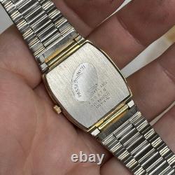 NOS Neo Vintage Seiko Quartz Watch Rare gold tone 8621-5090 Tank New Bat