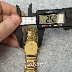 NOS Neo Vintage Seiko Watch Men 26mm Gold Tone 5P30-5B59 Box 7+ New Bat