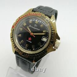 NOS New Watch Vostok 2414A SU Commander 17 Jewels Vintage USSR Soviet SERVICED