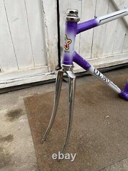 NOS OLMO Vintage Steel Italian Road Bike Frame And Forks 53cm
