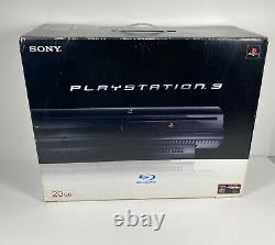 NOS PS3 Sony Playstation 3 CECHB01 First US Release Back Compatible Sealed