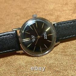 NOS Poljot De LUXE Ultra Slim 23 Jewels 2209 Soviet Mens Wristwatch Vintage USSR