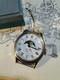 NOS Raketa Moon Phases Quartz Soviet Watch Gold Plated With Box