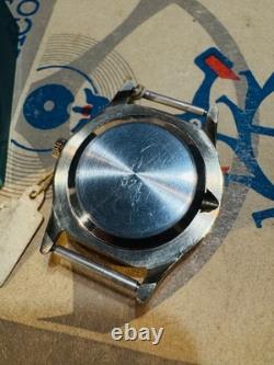 NOS Raketa Moon Phases Quartz Soviet Watch Gold Plated With Box